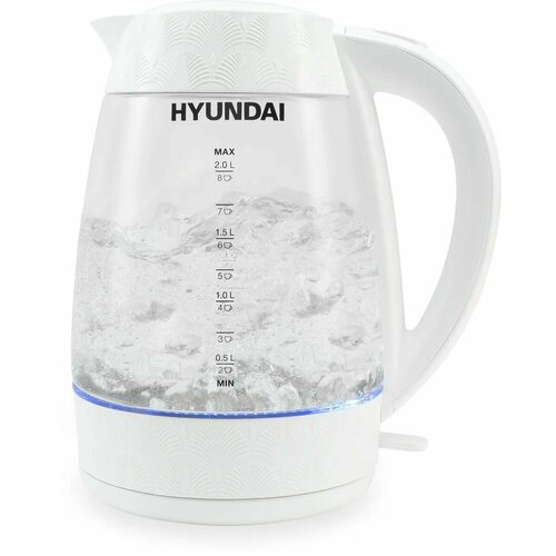 Чайник электрический Hyundai HYK-G4506 2200Вт белый 409000₽
