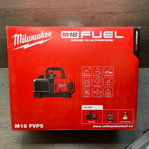 Для бизнеса Аккумуляторный Вакуумный насос Milwaukee M18 FUEL™ 5CFM арт.4933492853 ,0акб