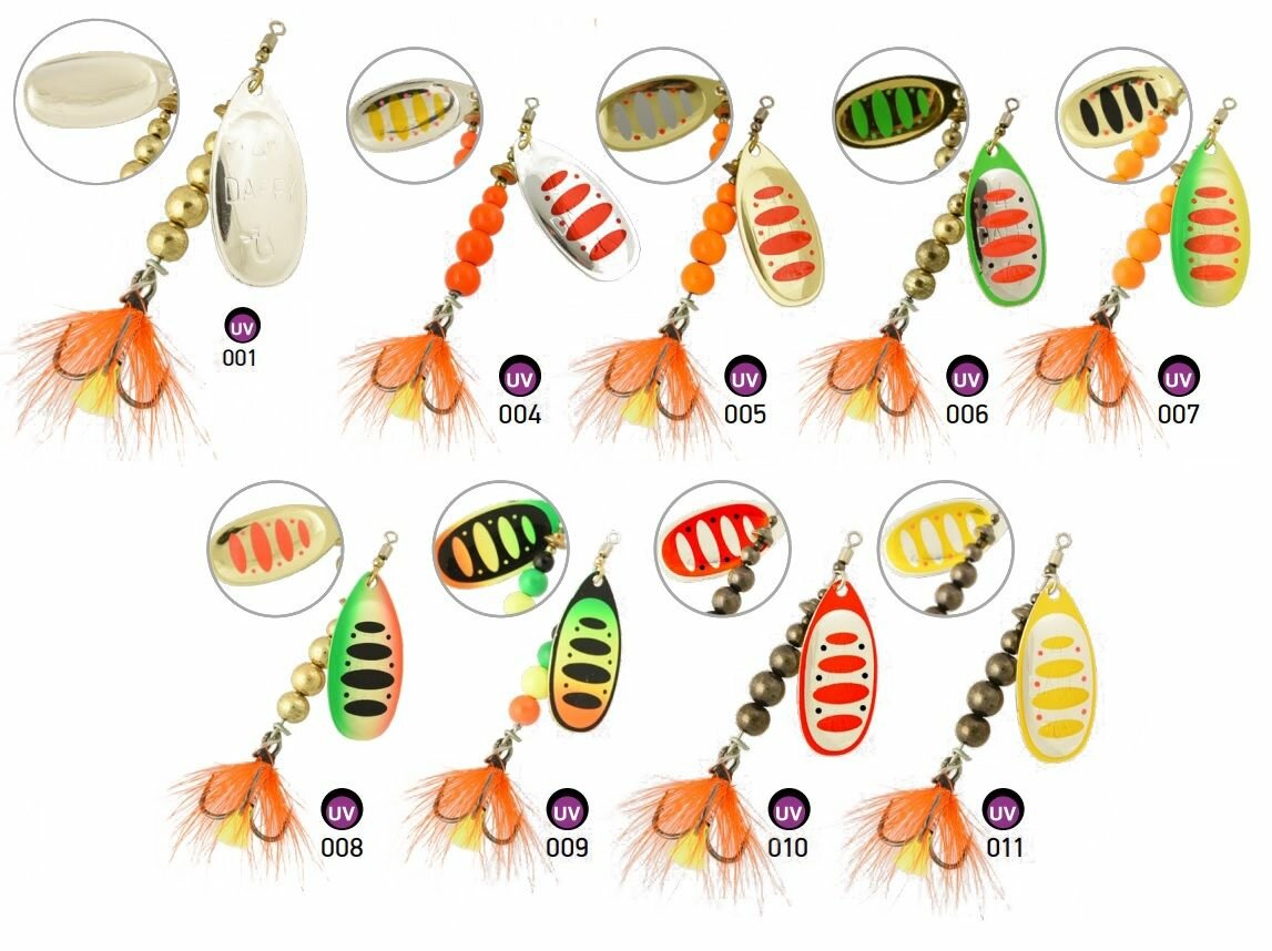 Блесна для рыбалки вращающаяся LureMax Daffy 9,5гр. 004 — фото 1