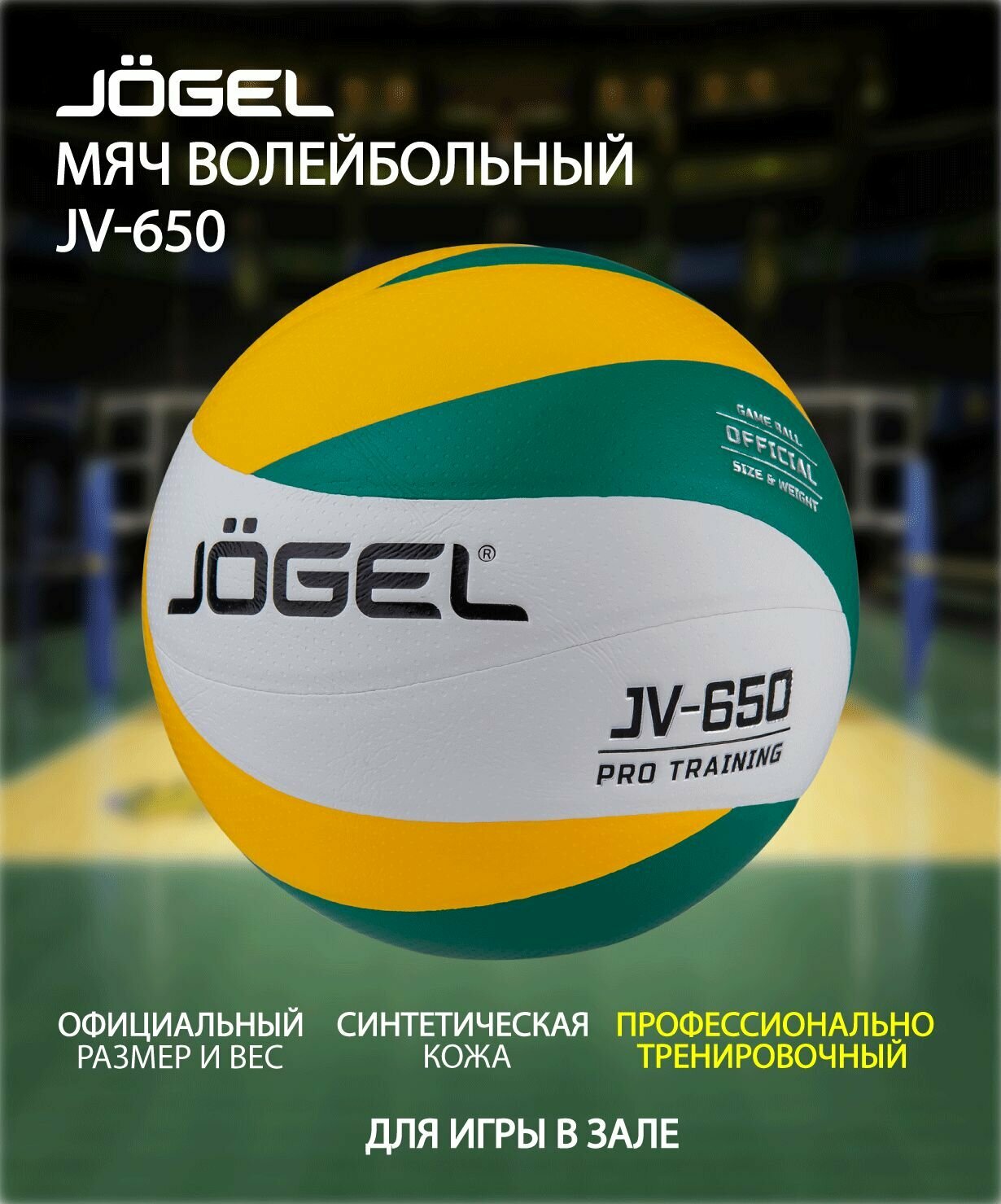 Мяч волейбольный JOGEL JV-650