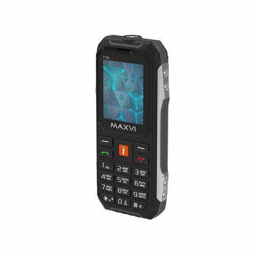 Телефон MAXVI T100 2 SIM черный 192900₽