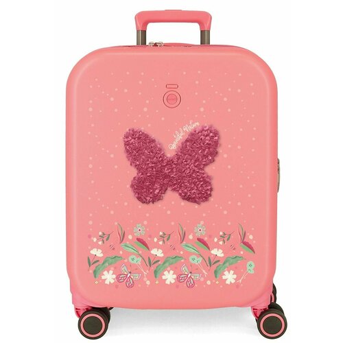 Чемодан Enso 9688622, размер S, розовый чемодан enso 9361722 размер s розовый