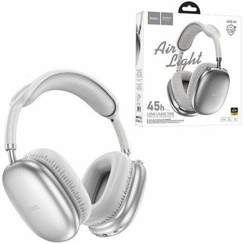 Наушники полноразмерные Hoco W35 Air Triumph - серебристый 2100₽