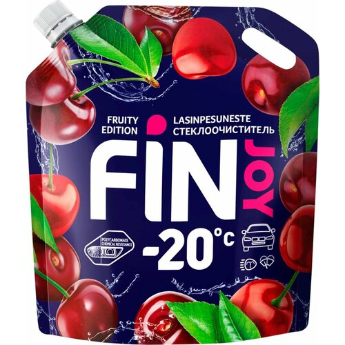 Fin Joy Жидкость стеклоомывателя Fruity cherry до -20, 3,5 л