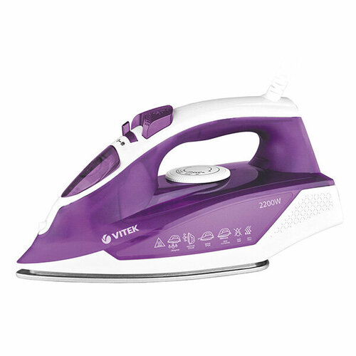 Утюг 2200ВТ антиприг Покрытие С отпар Противокап сист самооч VITEK 365200₽
