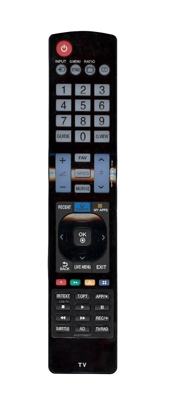 Пульт для LG AKB73756571 LED TV 3D SMART (черный)