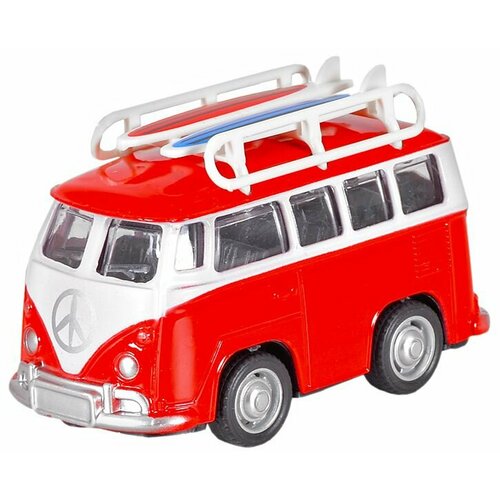 Модель машины Volkswagen Classical Bus 1:43 Инерционный механизм 2444D модель машины racing car 1 43 инерция 05707