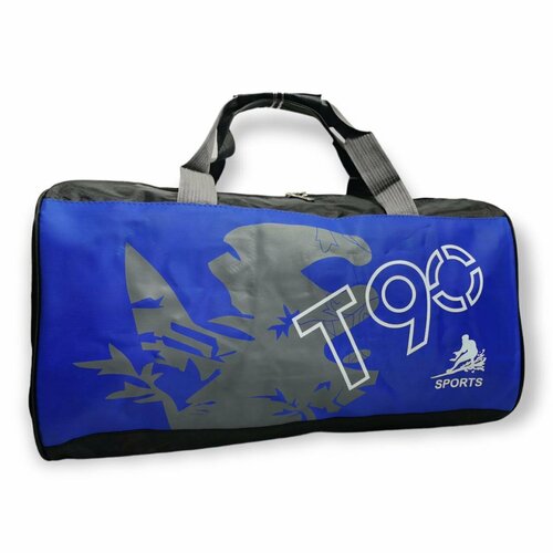 Сумка спортивная T901/blue, 19 л, 18х24х46 см, ручная кладь, синий водонепроницаемая сумка для йоги женские сумки оборудование для фитнеса для дома улицы спортзала пилатеса путешествий спортивный рюк