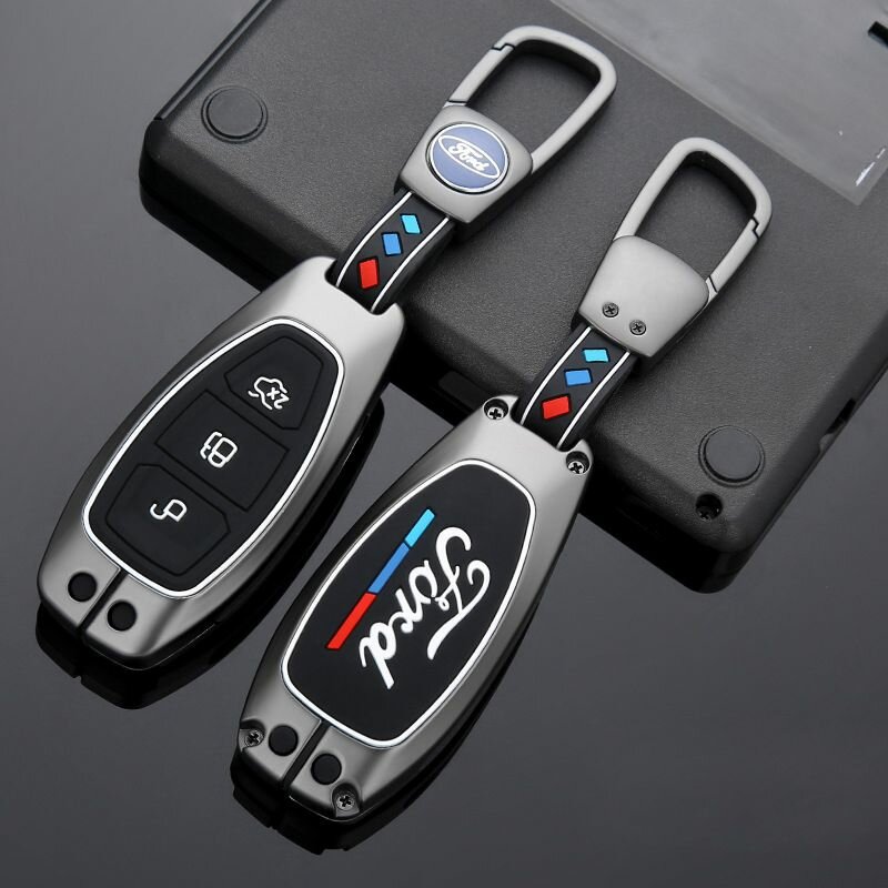 Чехол для автомобильного ключа Ford Mondeo Focus Kuga Fiesta C B S-Max металлический
