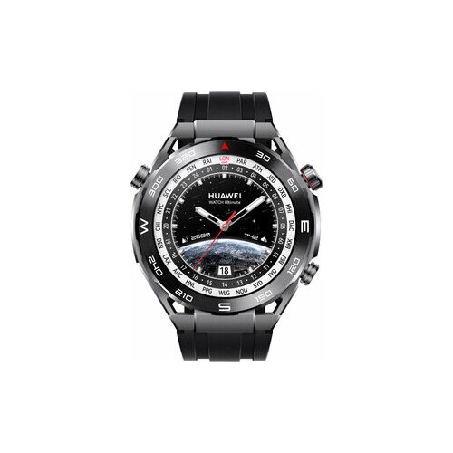Huawei Смарт-часы Huawei Watch Ultimate CLB-B19 15 AMOLED корп черный рем черный разм брасл140-210мм 55020AGP 6299100₽