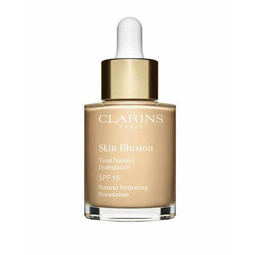 CLARINS Увлажняющий тональный крем Skin Illusion SPF15 (101W) увлажняющий тональный крем spf 15 clarins skin illusion 30 мл