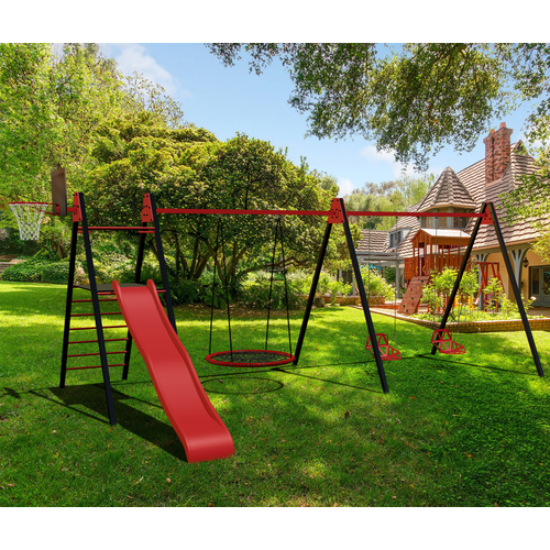 Уличные качели Sv Sport Maxi х 2 УК357К Ширина рамы 60м Качели-гнездо 10м Подвесы для качелей на втулке 3 комп 119450₽