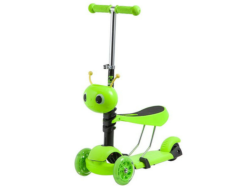 Самокат Novatrack Disco-Kids Green 120S. DISCOKIDS. GN9