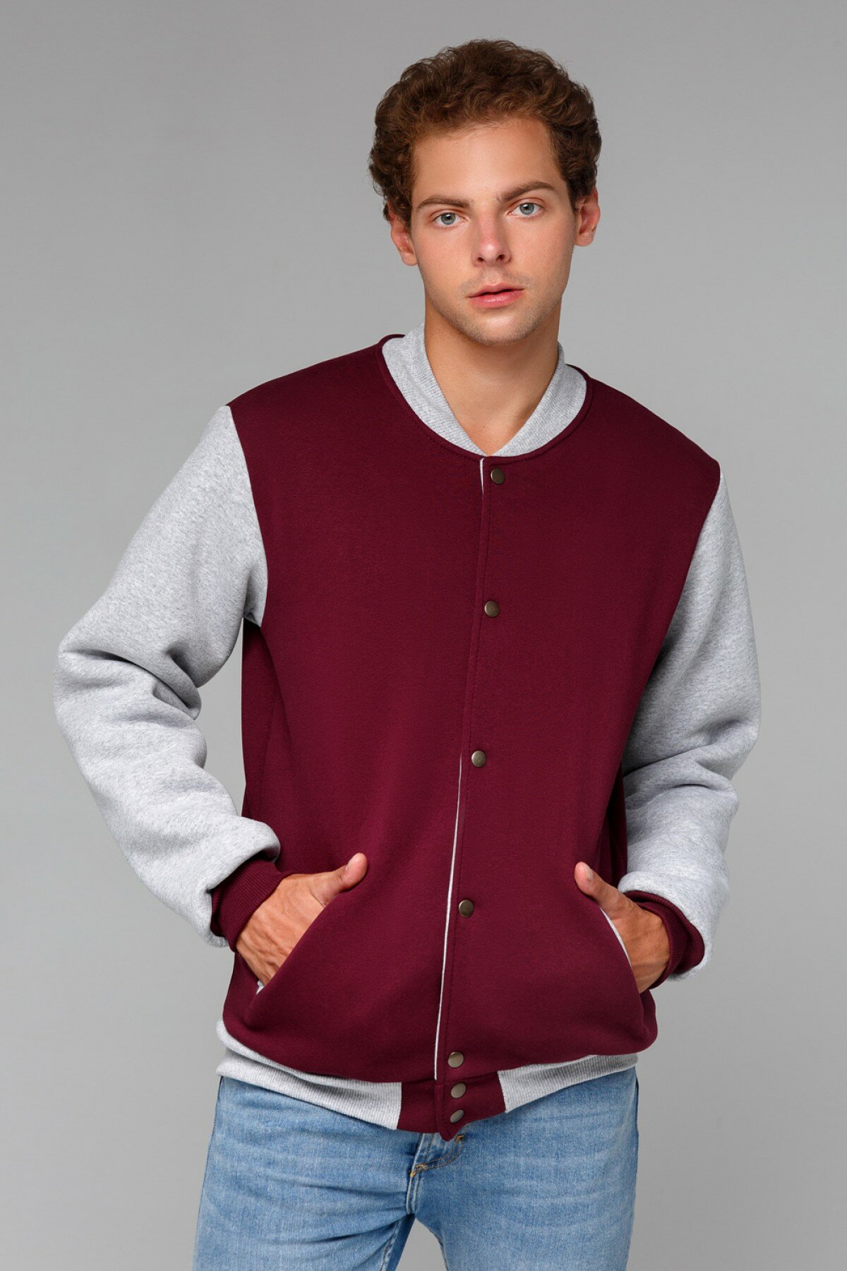 Олимпийка Магазин Толстовок, размер XL-52-Unisex-(Мужской), , бордовый