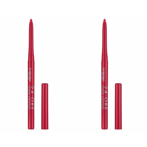 Карандаш для губ автоматический Deborah Milano 24 Ore Long Lasting Lip Pencil, тон 04 Цикламен розовый, 0,4 гр, 2 шт