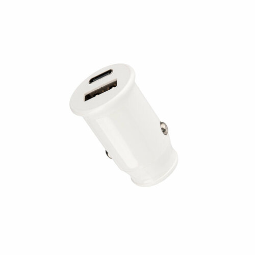 REXANT Автозарядка в прикуриватель АЗУ USB-A+USB-C, 2.4 A белая 18-2229 (68 шт.) автозарядка в прикуриватель rexant азу usb a usb c 2 4 a черная 182228 1шт