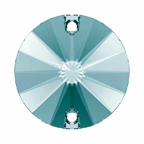 Нашивные кристаллы Swarovski 10мм 3200 Light Turquoise 10шт 1300₽