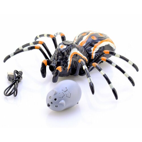 Паук радиоуправляемый КНР Spider Mouse, пульт-мышка, USB, в коробке, TT6024A (ZY1246072) паук радиоуправляемый пушистый светится в темноте в коробке levatoys