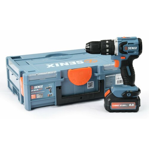 Ударная дрель-шуруповерт SENIX PDHX2-M2-EU KIT 2 АКБ 25 Ач и ЗУ 18365₽