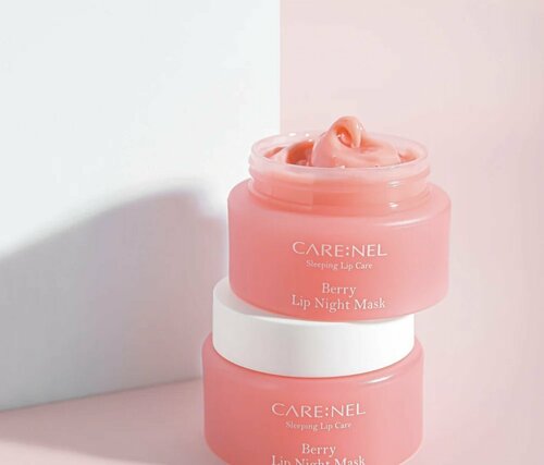 Маска для губ ночная с ароматом ягод корейская косметика бренда CARE: NEL Berry lip night mask, 5г