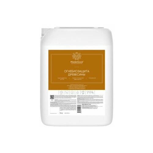Огнебиозащита Древесины Master Good ОЗП PROFF I группа 5кг Бесцветная Красная для Внутренних и Наружных Работ Мастер Гуд 600₽