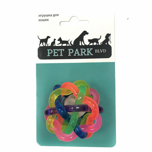 Petpark игрушка для кошек Мячик светящийся, пластик, 1 шт