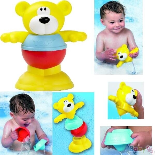 Игрушка для ванны Tomy "Aqua Fun", Медведь, брызгалка