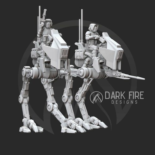 Миниатюра Star Wars Republic Scout Recon Walker