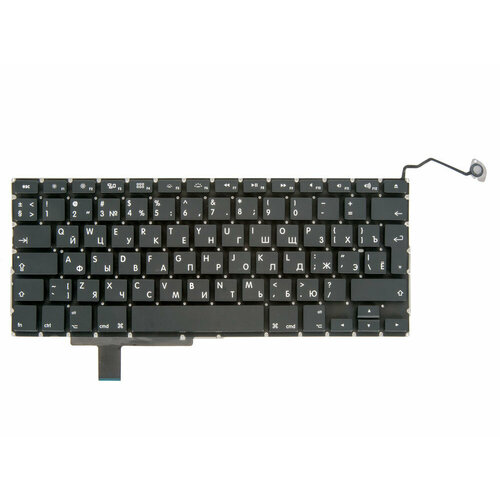 Клавиатура MacBook Pro 17 A1297 Early 2009 - Late 2011 Г-образный Enter RUS РСТ / OEM