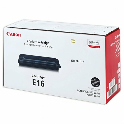 Картридж лазерный CANON E-16 FC-108/128/PC750/880 320197 (1) картридж canon e 16 1492a003 для canon fc 200 210 220 226 230 310 330 336 530 черный