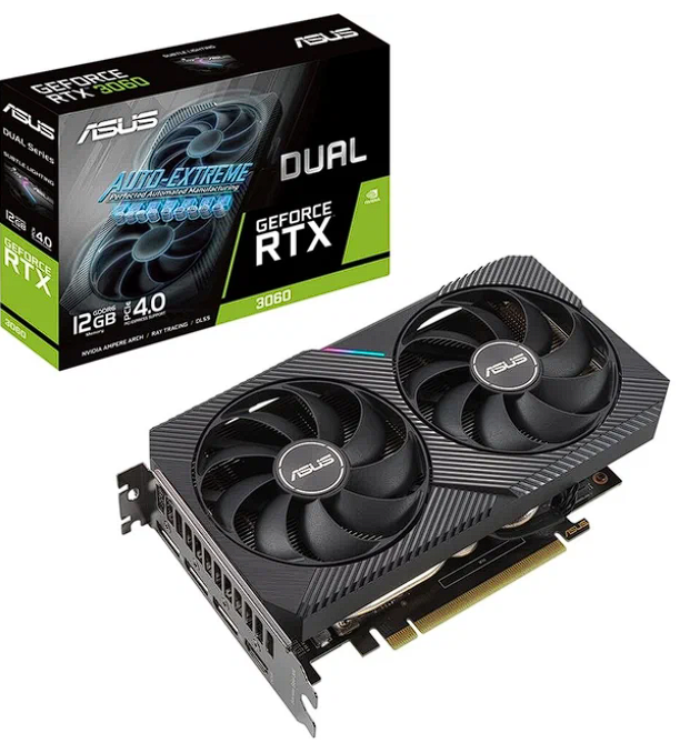 ASUS GeForce RTX3060 DUAL OC (DUAL-RTX3060-O12G-V2)