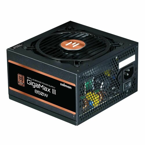 Блок питания Zalman ZM850-GV3 850W ATX12V v30 Gen 50 APFC 12cm Fan 80 Bronze Retail ZM850-GV3 10770₽