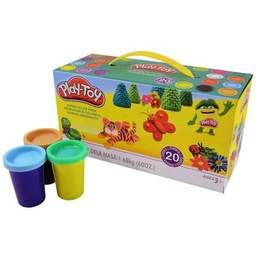Пластилин Play-Toy набор для творчества и лепки