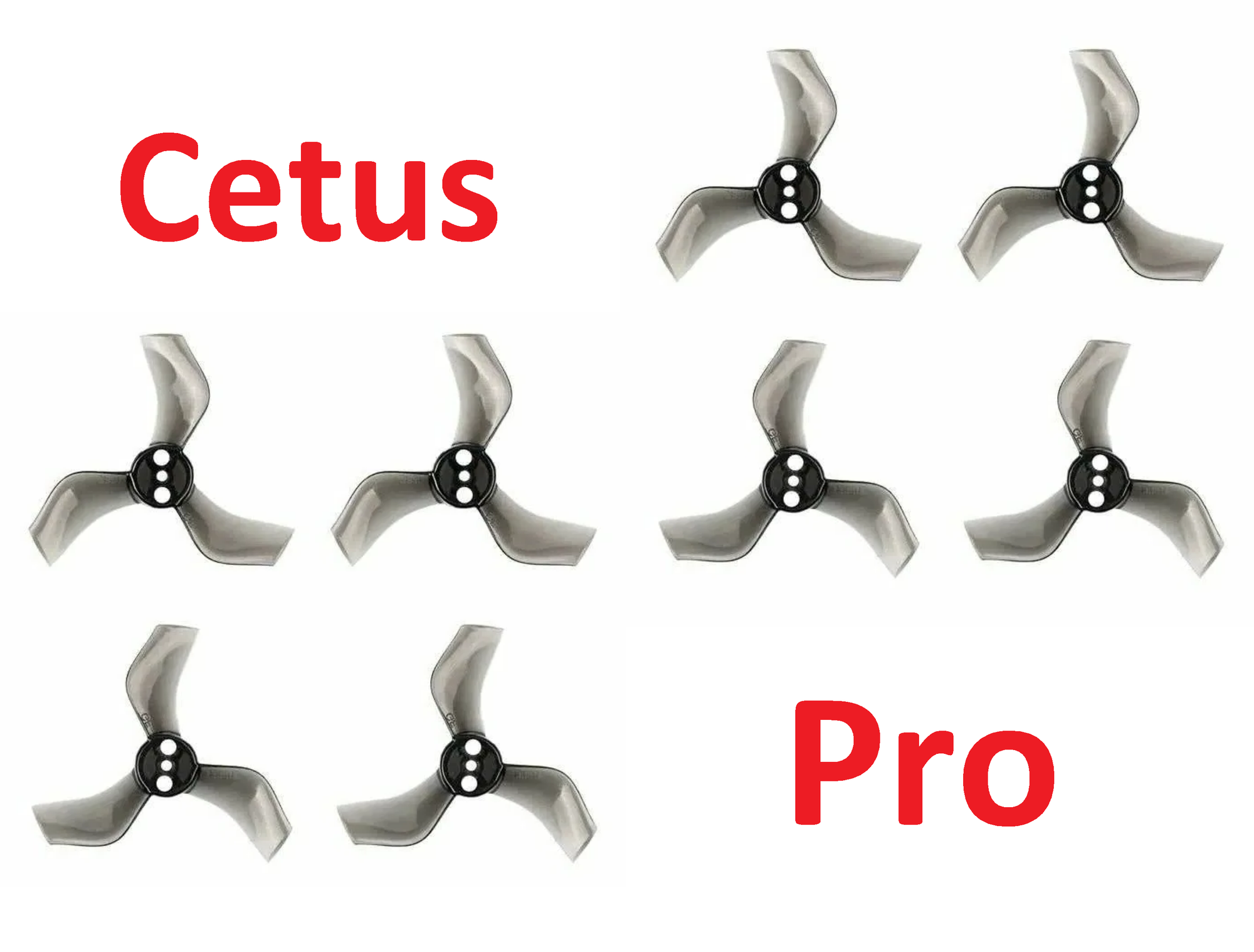 BETAFPV Cetus Pro - 2 комплекта винтов пропеллеров