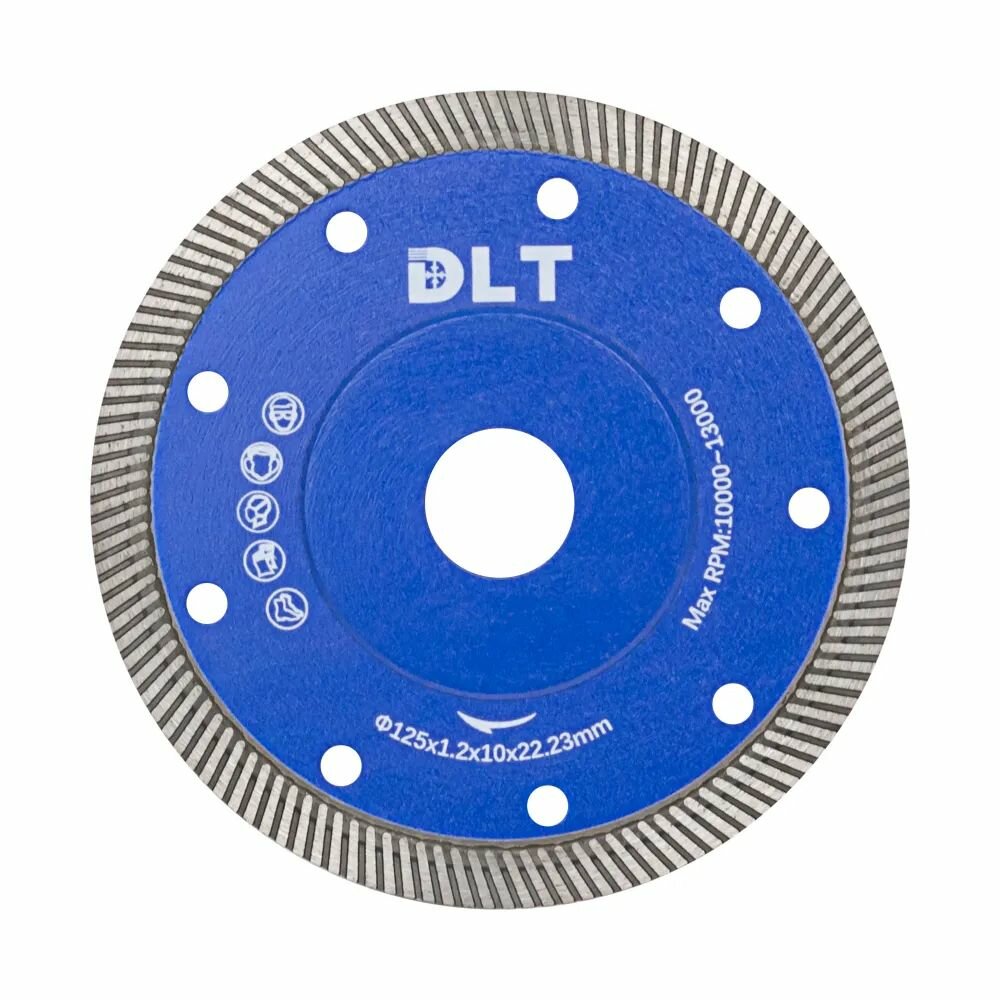 Алмазный диск DLT №19 (SUPER THIN TURBO), 125мм,