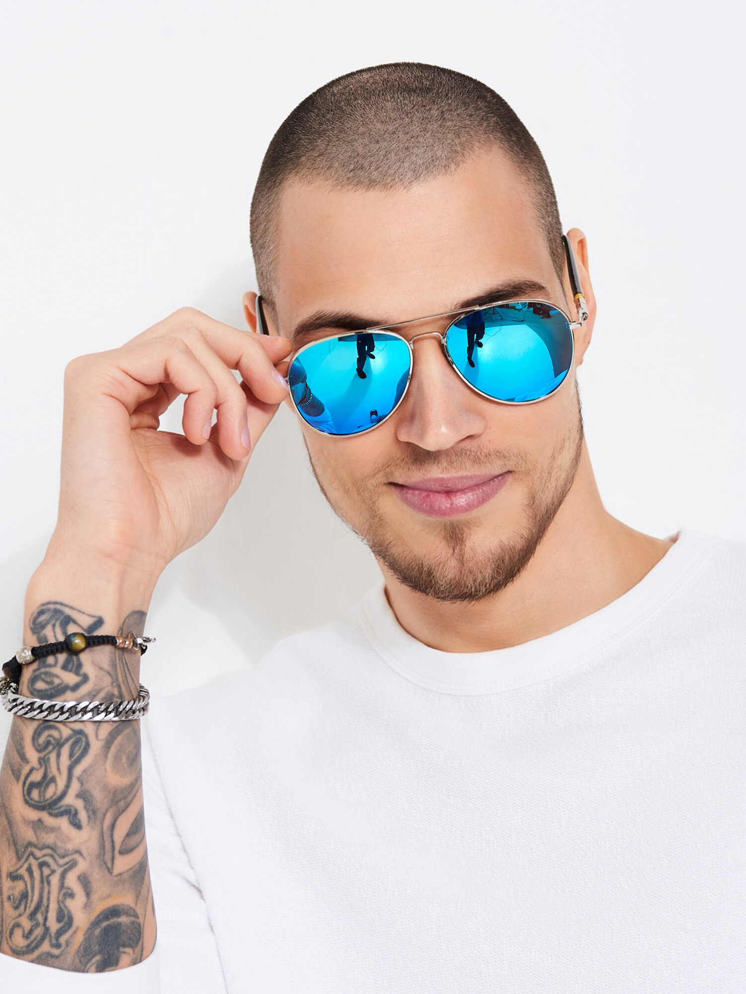 Солнцезащитные очки Zabologen, голубой — фото 1