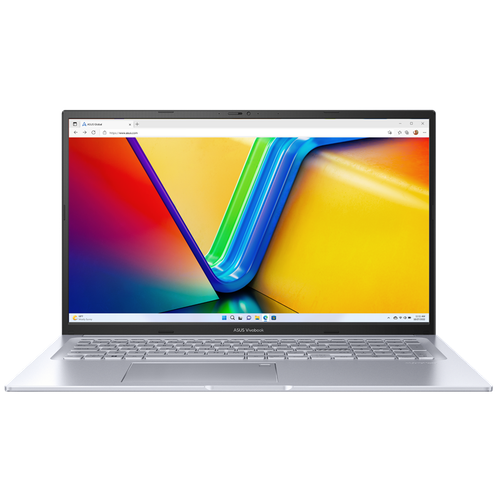 Ноутбук ASUS Vivobook 17X M3704YA-AU071 AMD Ryzen 5 7530U/DDR4 16GB/512GB M.2 SSD /17.3 FHD IPS (1920 x 1080)/No OS/Transparent Silver/2,1Kg/RU_EN_Keyboard (90NB1191-M002Y0)