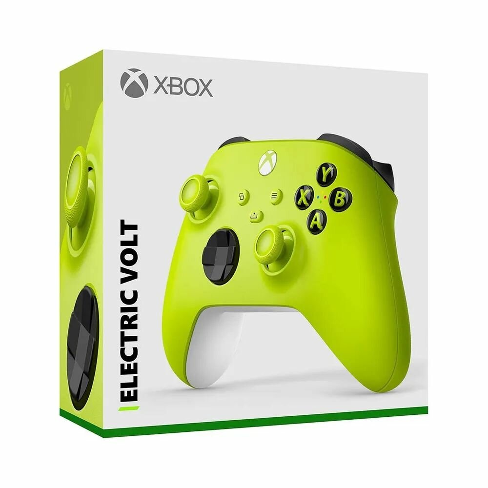 Геймпад Microsoft беспроводной Xbox Wireless Controller Series S/X/ONE/PC (Electric Volt)