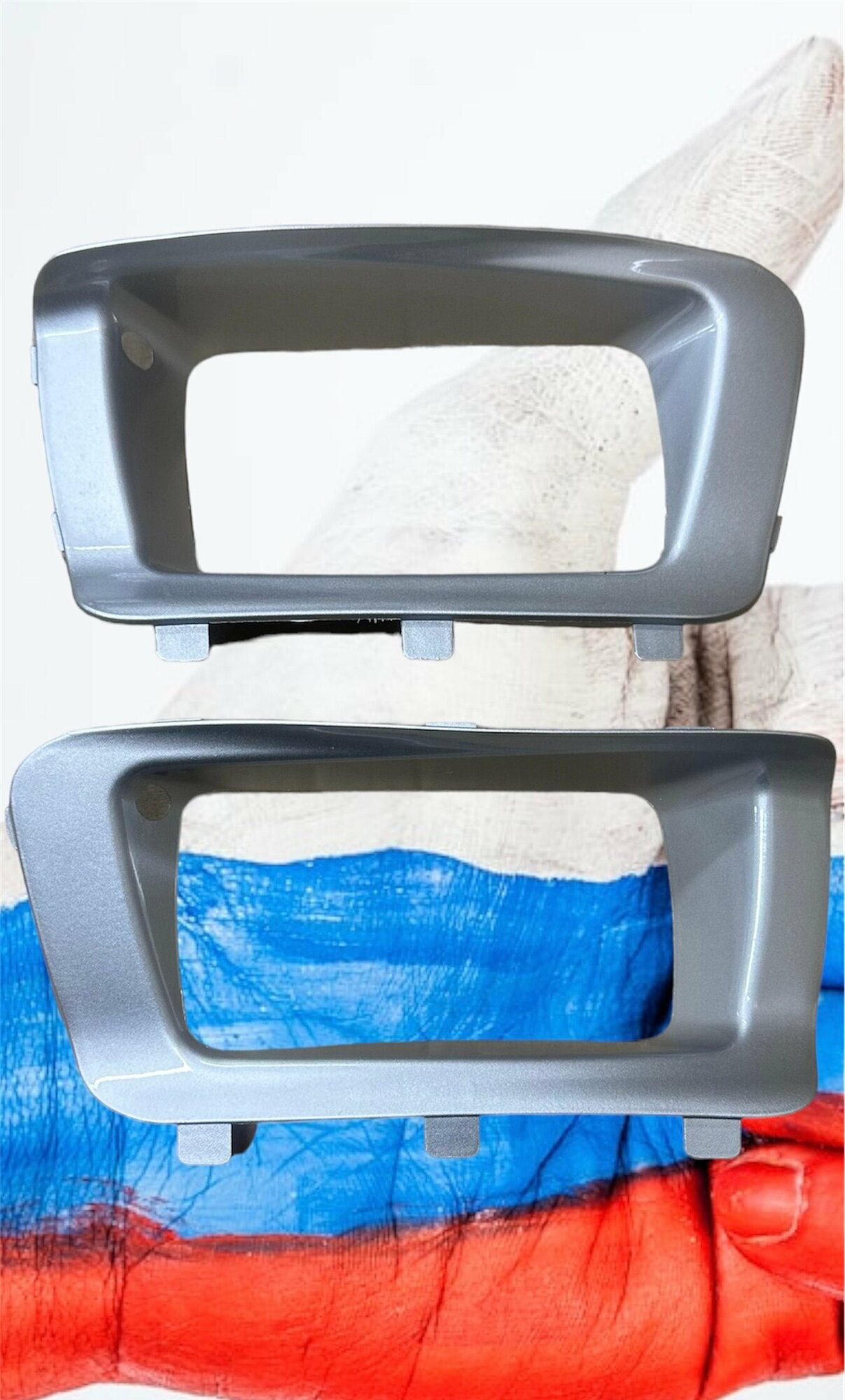 фото Рамки ПТФ облицовка противотуманных фар ВАЗ 2113-2115(2 шт.)