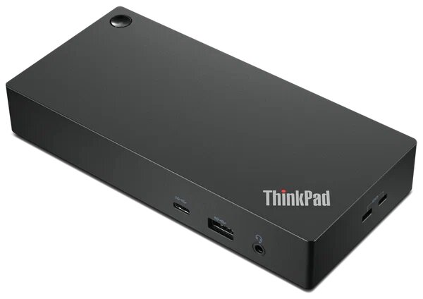 Док-станция Lenovo ThinkPad Universal USB-C Dock 90W USB 3.2 gen1 Type-C ( USB 2.0 x2, USB-А 3.1 Gen 1 x3, Type-C, Display Port x2, HDMI, Аудиовыход, Kensington Lock, RJ-45) 40AY0090EU