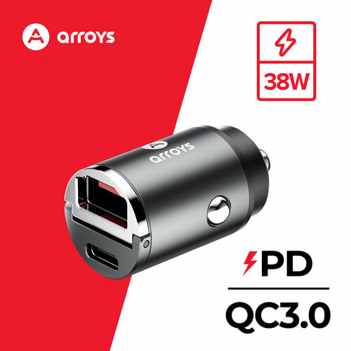 Автомобильное зарядное устройство для смартфона Arroys CR-5 1350₽