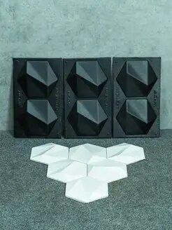 Изображение Форма 3D панелей №3 - молд для настенной плитки для бетона и гипса