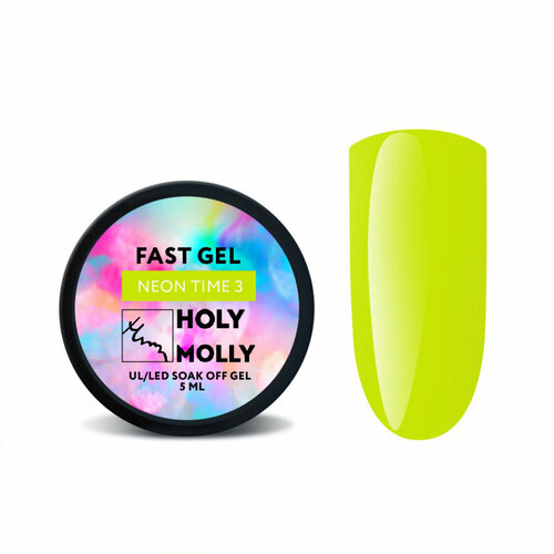 Моделирующий гель Holy Molly Fast Gel Neon Time 03 5 мл 325₽