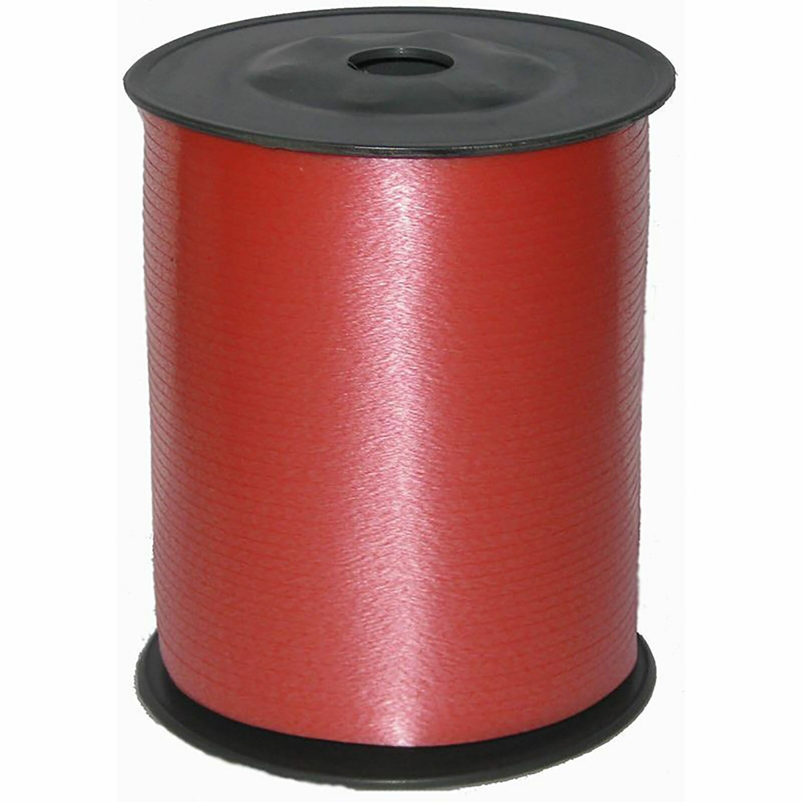 Лента для шаров и подарков / Красная / 0,5 см * 500 м / гидропласт