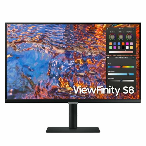Samsung Монитор 27 SAMSUNG S27B800PXI ViewFinity S8 S80PB UHD Black IPS 3840x2160 HDMIDPType C 90W USB Hub LAN 5 ms 178178 350 cdm 10001 60Hz Pivot S27B800PXI 4891000₽