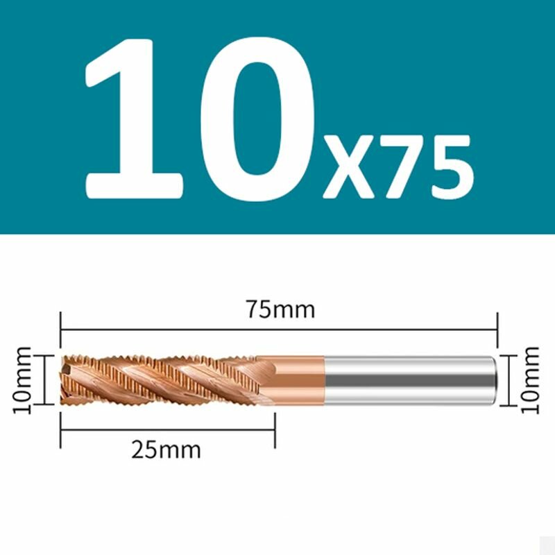 Фреза черновая по металлу D10