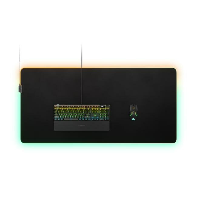 Коврик для мыши Steelseries QcK Prism черный 63391 - фото №12