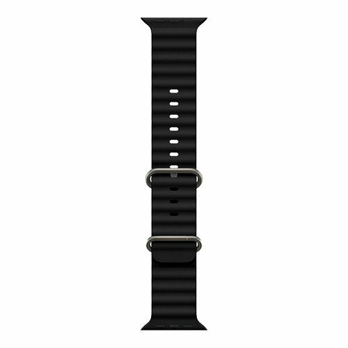 Ремешок HOCO iWatch WA12 Original Marine Silicone 42444549 мм силикон черный 1200₽