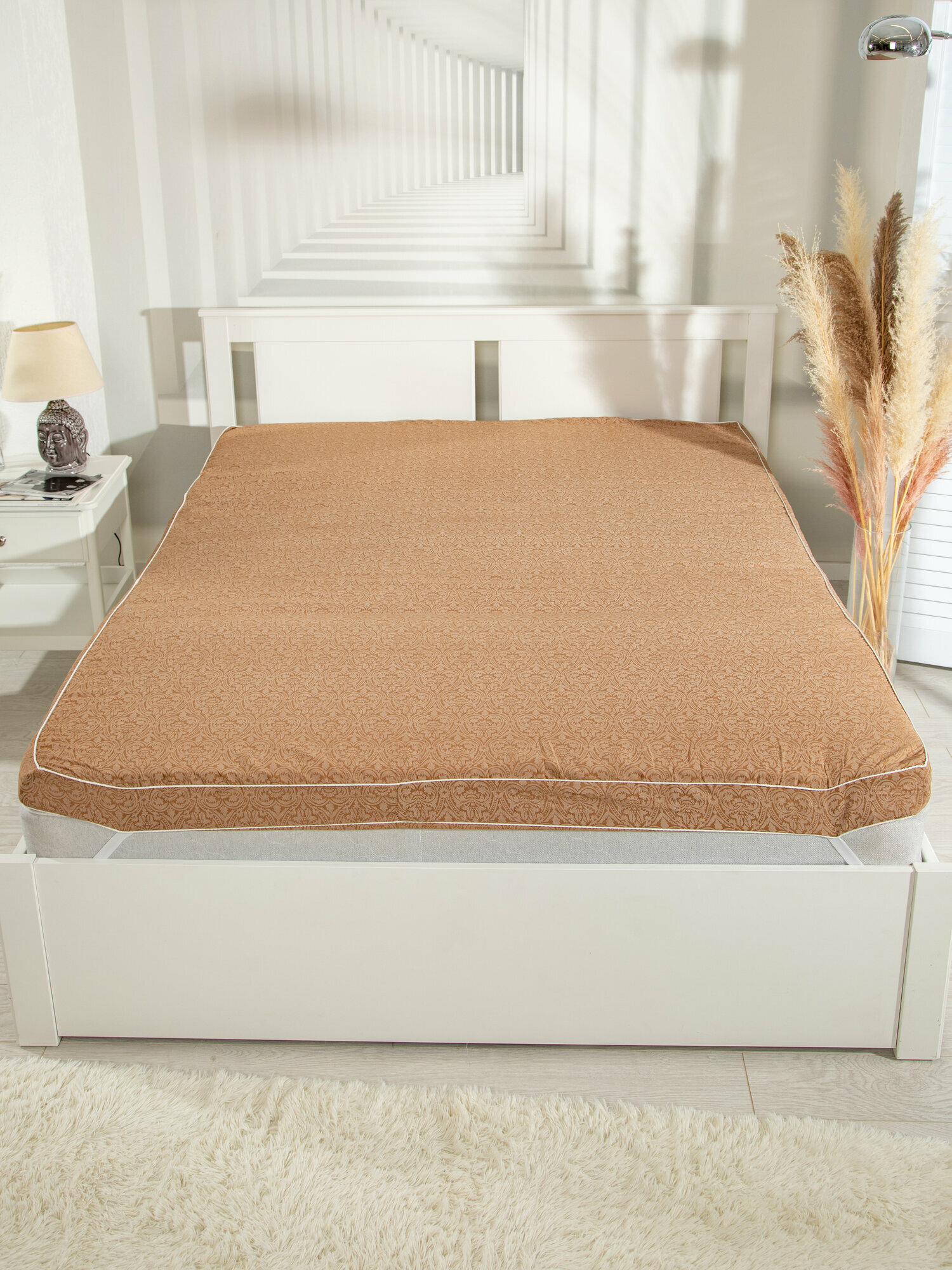 фото Матрасы-топперы 100Х200, чехол: атлас; микрофибра; глосс-сатин, наполнитель: холлкон