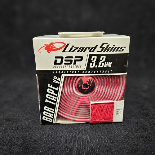 Обмотка (лента) для руля велосипеда Lizard Skins DSP V2 3.2 mm Crimson Red, толщина 3.2 мм, красная